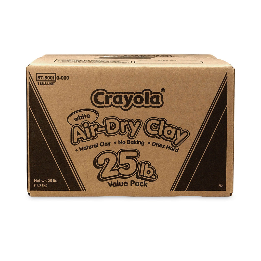 Crayola Air-Dry Clay, White, 25 lbs