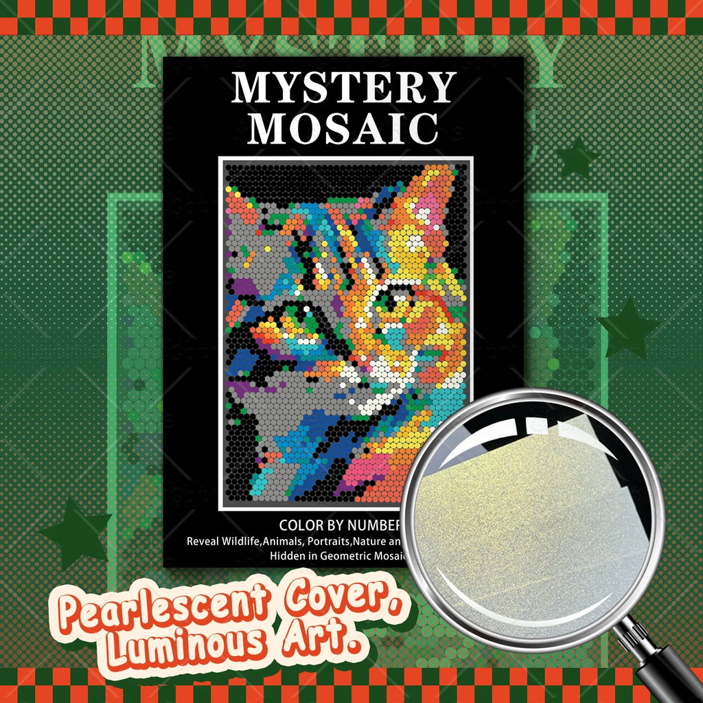 Color-By-Number Mosaics Pixel Art Coloring Book