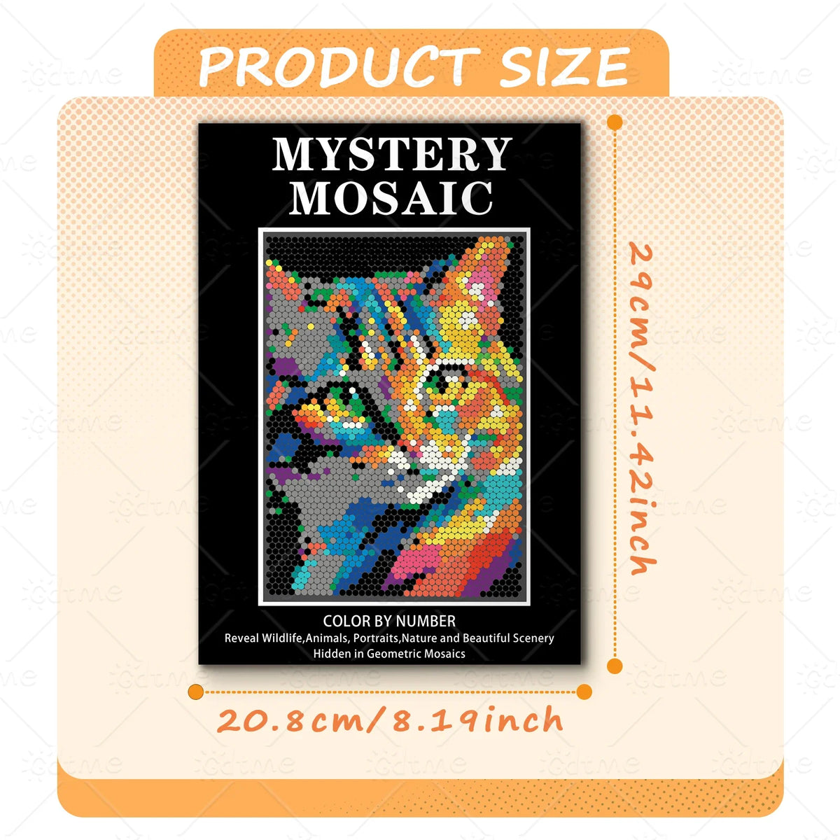 Color-By-Number Mosaics Pixel Art Coloring Book